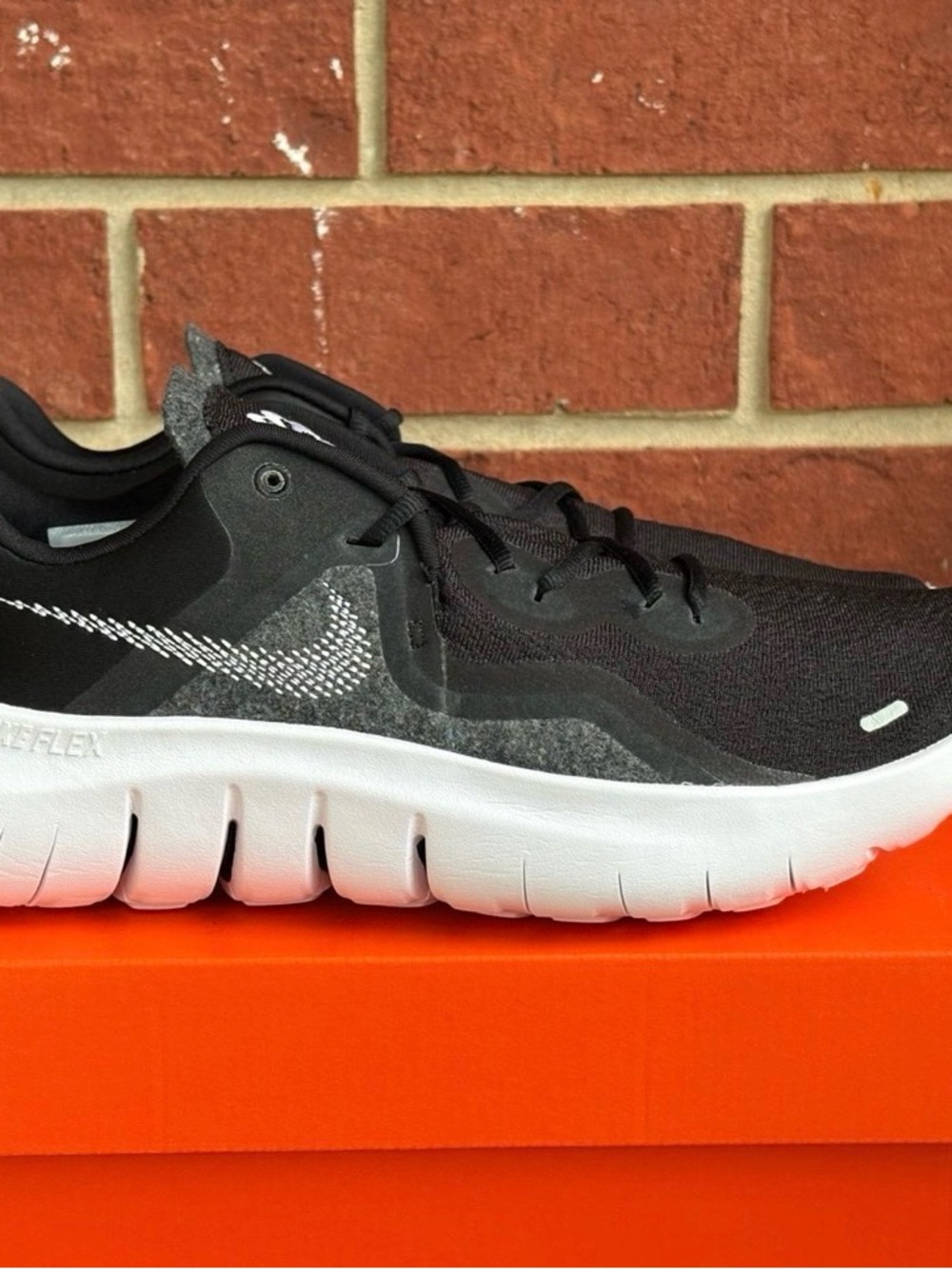 Nike Flex 2021 Run Black White Size 11.5 Mens New Sneakers Running Shoes